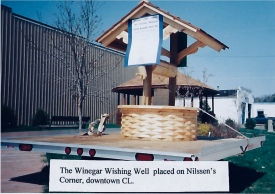 A full sized Wishing Well, made by Marshall Winegar was another of the fund raising efforts. Lottery tickets were sold at $2.00 each or three tickets for $5.00.